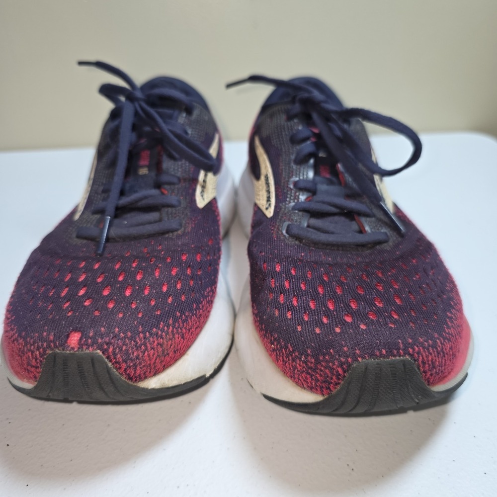 Brooks Ghost 16 Shoes Womens 7.5 Peacoat Raspberry Apricot Road Running‎ Neutral - Picture 5 of 10
